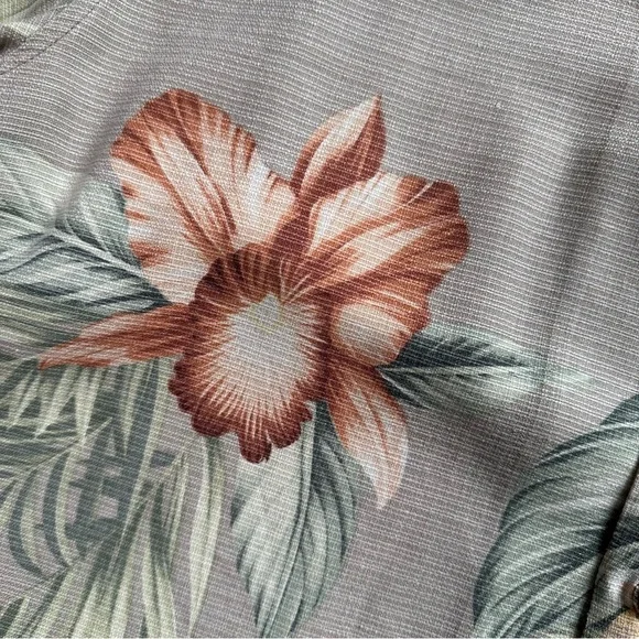 Jamaica Jaxx Men’s Short-Sleeve Silk Hawaiian Shirt – Size Medium - Picture 4 of 8